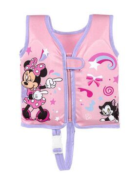 NEW Bestway Disney Junior Licensed Fabric Swim Vest Minnie Mouse